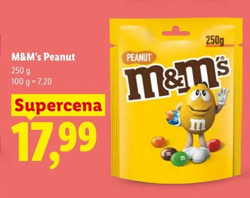 Draże M & M's Peanut promocja w Lidl