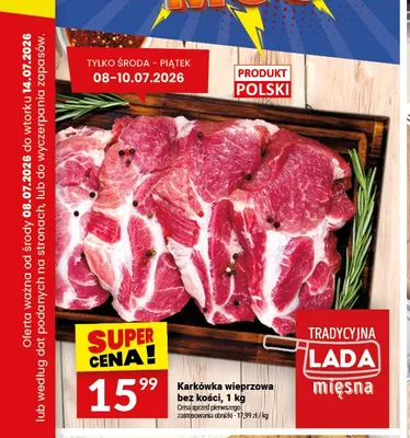 Karkówka wieprzowa bez kości promocja w Twój Market