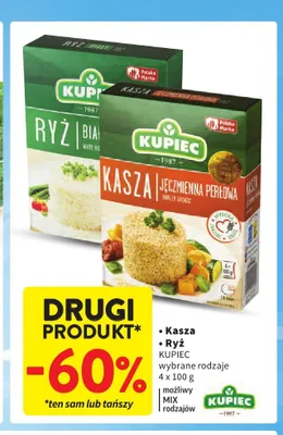 Ryż biały Kupiec 4-pak promocja w Intermarche