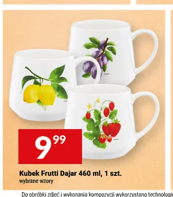 Kubek Frutti Dajar 460 ml promocja w Twój Market