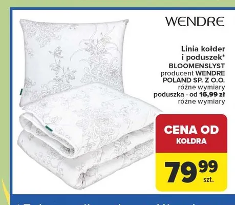 Kołdra WENDRE BLOOMENSLYST promocja w Carrefour