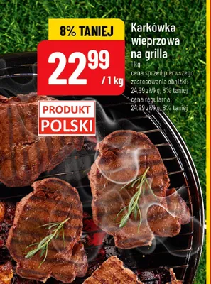 Karkówka wieprzowa na grilla promocja w POLOmarket