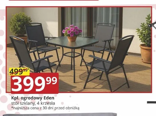Komplet ogrodowy Eden promocja w Prymus AGD