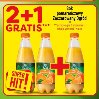 Sok pomarańczowy Zaczarowany Ogród promocja w POLOmarket