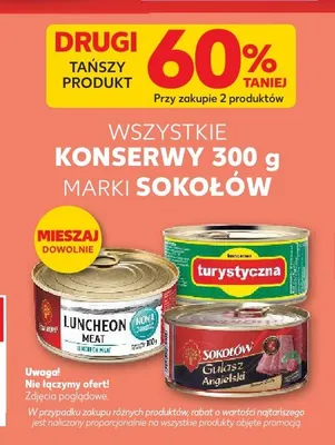 Konserwy Sokołów promocja w Kaufland