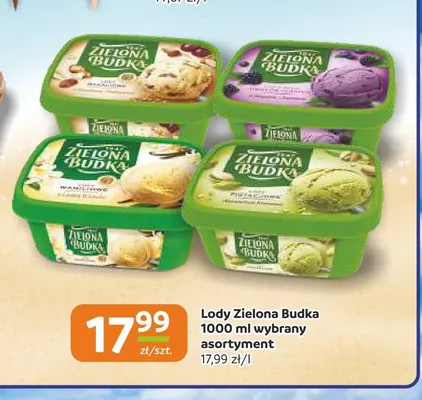 Lody Zielona Budka owoce leśne promocja w Społem Częstochowa