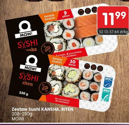 Zestaw sushi Riten Mowi promocja w Market Point