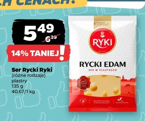 Ser Rycki Ryki plastry promocja w Netto