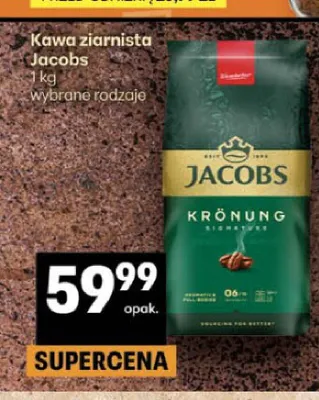 Kawa ziarnista Jacobs Krönung promocja w Delikatesy Centrum