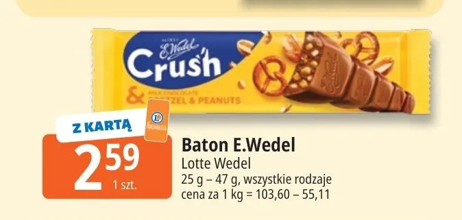 Baton E.Wedel promocja w Leclerc
