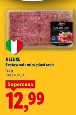 Zestaw salami w plastrach promocja w Lidl