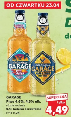 Piwo Garage Hard Lemon Iced Tea promocja w Kaufland