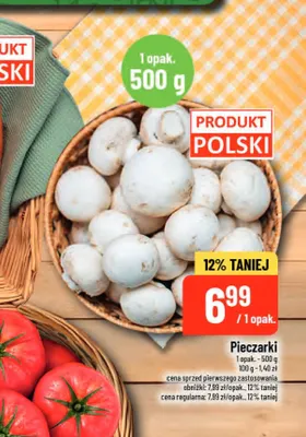 Pieczarki promocja w POLOmarket