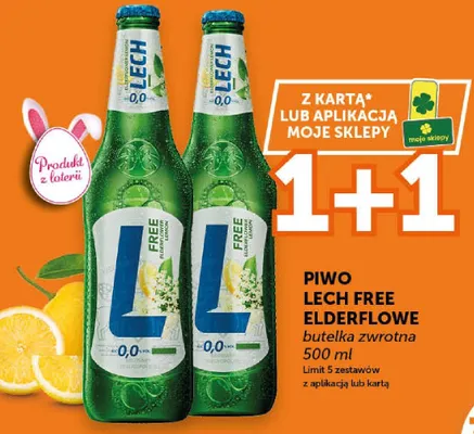 Piwo elderflowe butelka zwrotna promocja w Euro Sklep