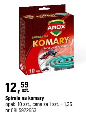 Spirala na komary promocja w OBI