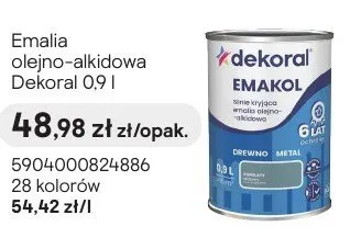 Emalia olejno-alkidowa promocja w Castorama