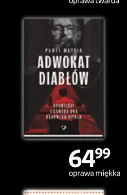 Książka Adwokat Diabłów Paweł Reszka promocja w Empik