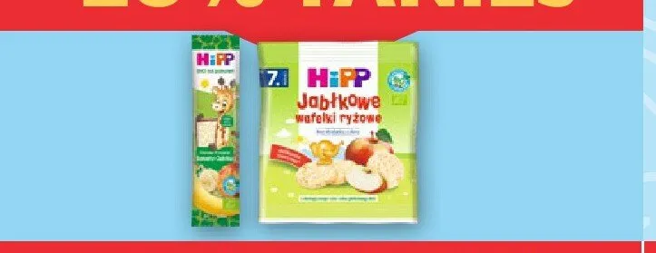 Wafelki ryżowe HiPP jabłkowe promocja w Netto