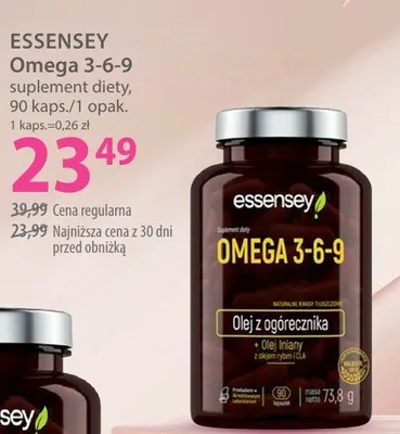 Suplement diety Omega 3-6-9 promocja w Hebe
