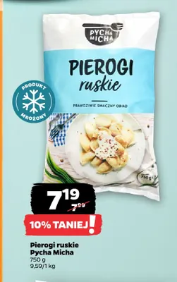 Pierogi ruskie Pycha Micha promocja w Netto