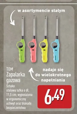 Zapalarka gazowa Tom promocja w Aldi