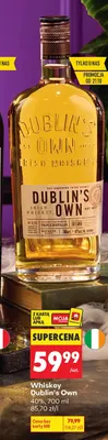 Whiskey Dublin's Own promocja w Biedronka