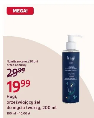 Orzeźwiający żel do mycia twarzy promocja w Rossmann