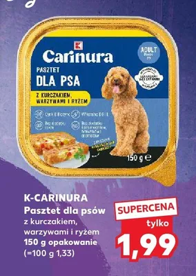 Pasztet dla psów z kurczakiem promocja w Kaufland