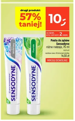 Pasta do zębów Sensodyne Fluoride promocja w Dealz