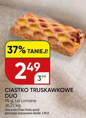 Ciastko truskawkowe duo promocja w Chata Polska