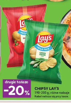 Chipsy Lay's Paprika promocja w Stokrotka
