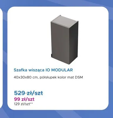 Szafka wisząca IO Modular promocja w Blu Salony Łazienek