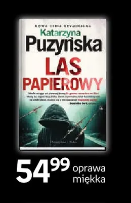 Książka Las papierowy Katarzyna Puzyńska oprawa miękka promocja w Empik
