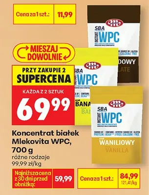 Koncentrat białek WPC czekoladowy promocja w Biedronka