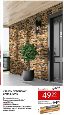 Kamień betonowy Bark Stone promocja w Abra Meble