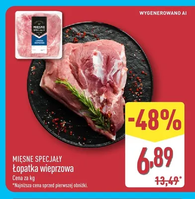 Łopatka wieprzowa Mięsne Specjały promocja w Aldi