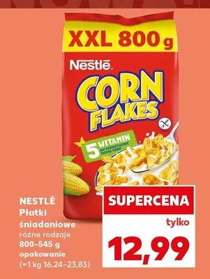 Płatki śniadaniowe Nestlé Corn Flakes promocja w Kaufland