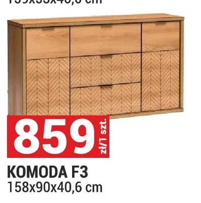 Komoda F3 Fonti 158x90x40,6 cm promocja w Merkury Market