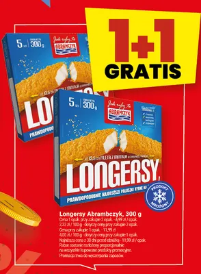 Paluszki rybne Longersy Abramczyk promocja w Twój Market