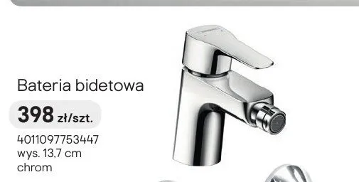Bateria bidetowa Hansgrohe My Sport promocja w Castorama