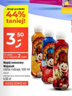 Napój owocowy Wojanek pomarańczowy promocja w Dealz