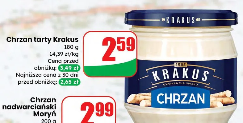 Chrzan tarty promocja w Dino