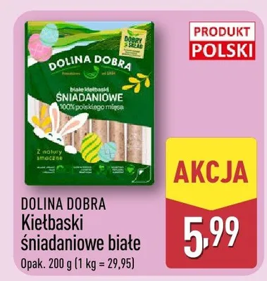 Kiełbaski śniadaniowe białe promocja w Aldi