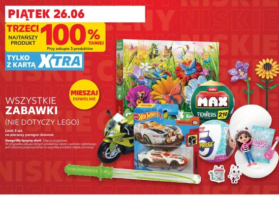 Motocykl zabawkowy promocja w Kaufland