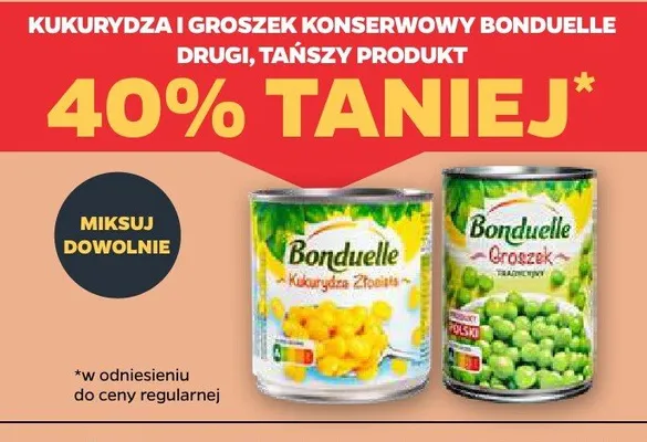 Kukurydza Złocista Bonduelle promocja w Netto
