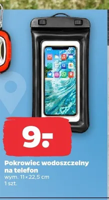 Pokrowiec wodoszczelny na telefon wym. 11x22,5 cm Netto promocja w Netto
