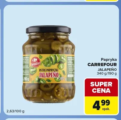 Papryka jalapeño Carrefour promocja w Carrefour Express