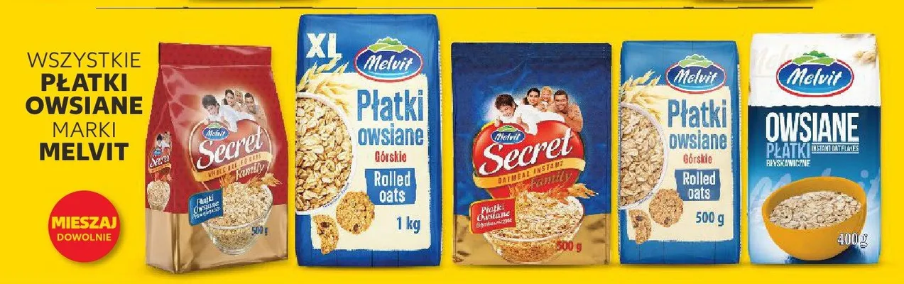 Płatki owsiane Rolled oats promocja w Kaufland