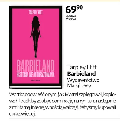 Książka Barbieland Tarpley Hitt promocja w Empik