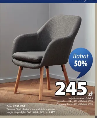 Fotel Udsbjerg promocja w Jysk